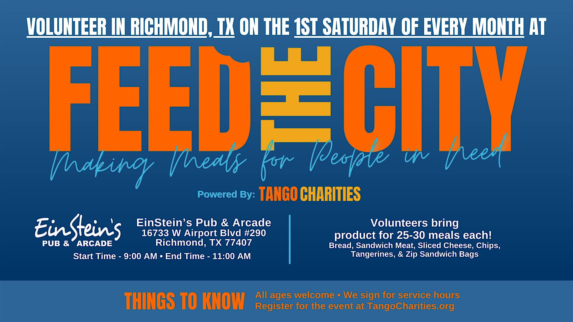Feed The City Richmond: Making Meals for People In Need