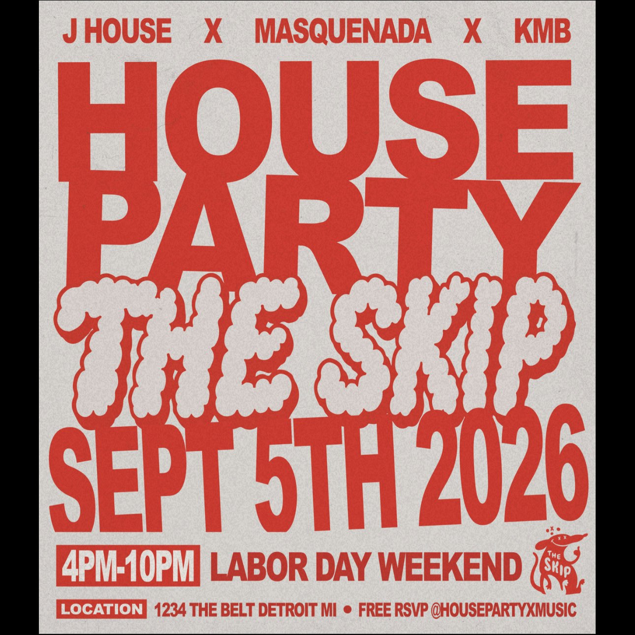 HOUSEPARTY w/ J House, Masquenada, & KMB