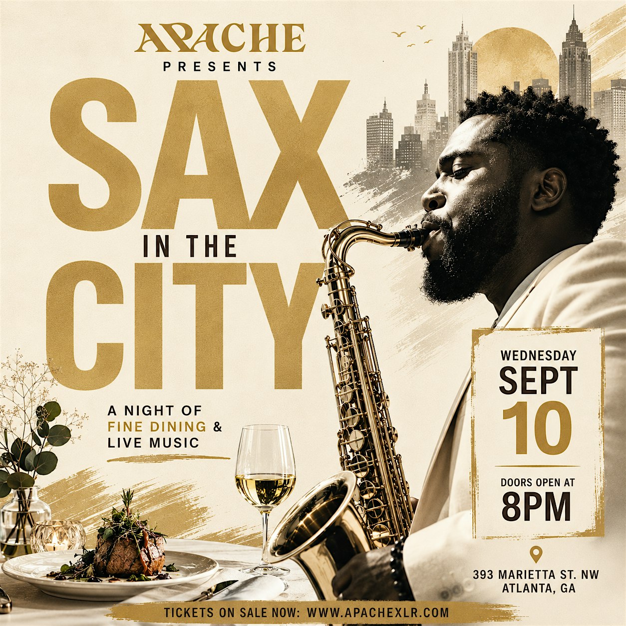 Sax In The City: An Intimate Night of Live Music