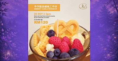 Sunday Workshop : Dessert Candle Making