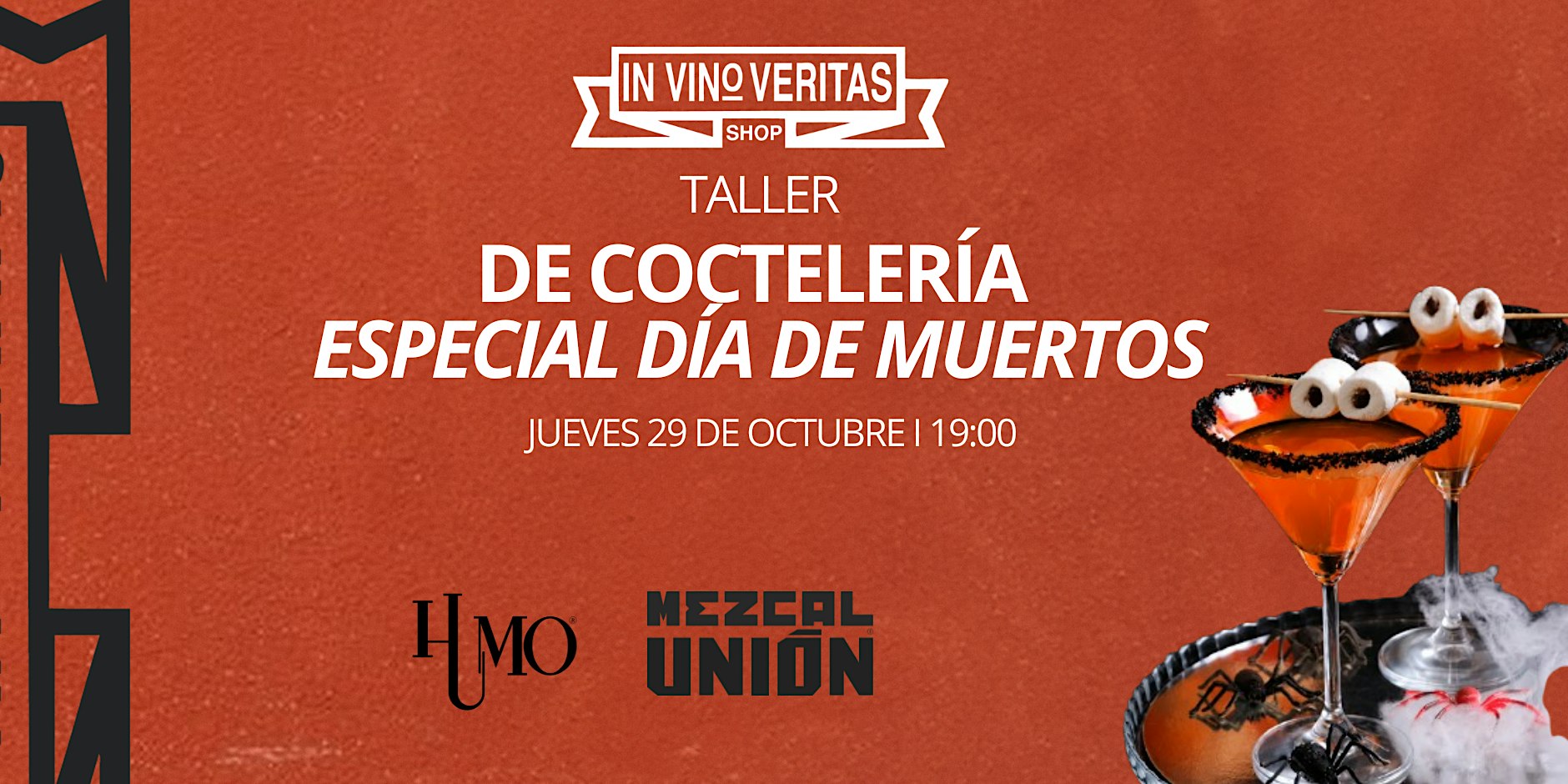 Taller de Coctelería - Especial día de muertos