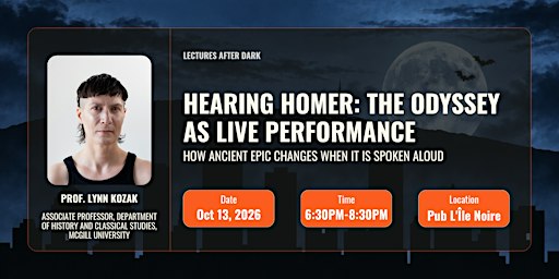 Hearing Homer: The Odyssey as Live Performance