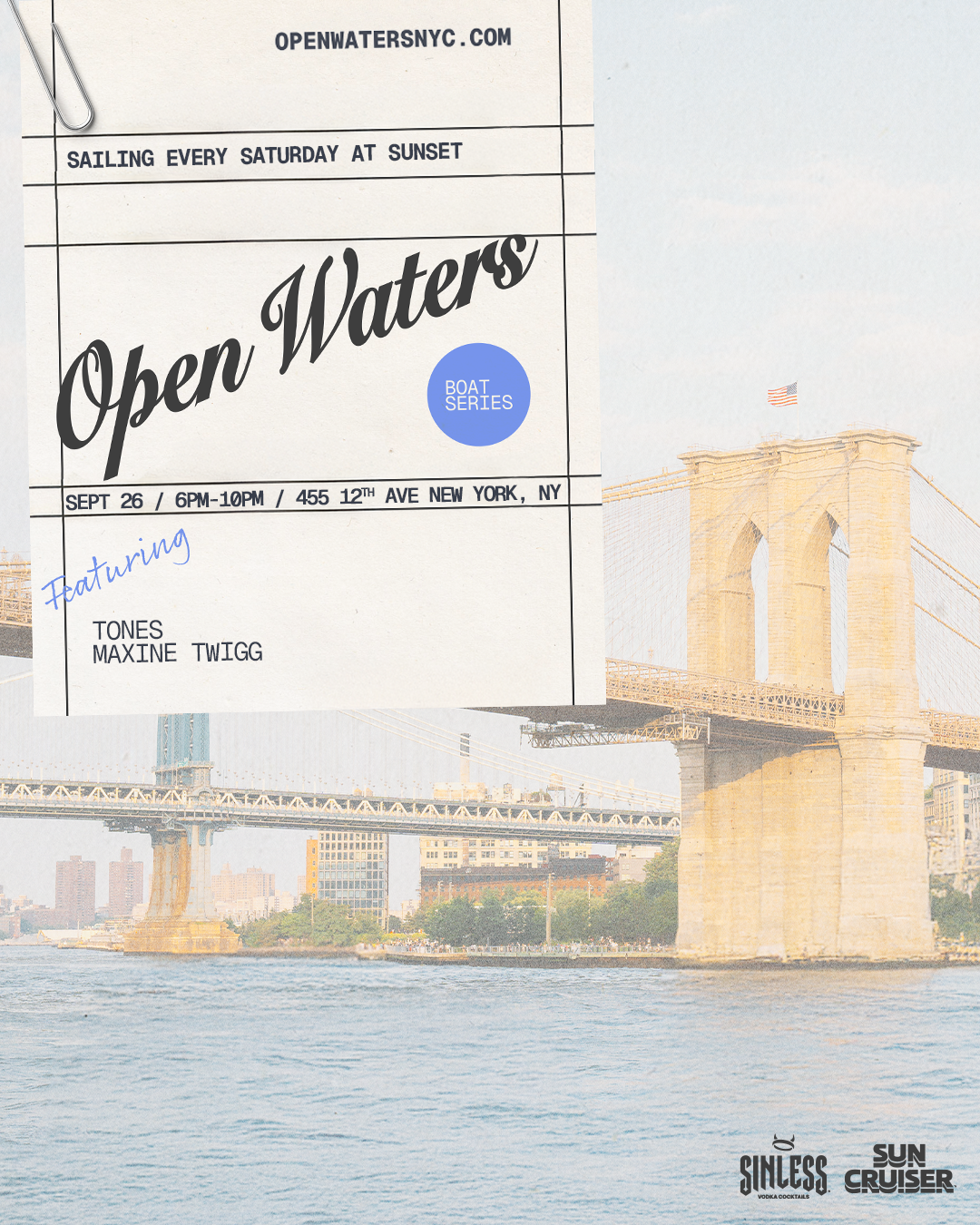 Open Waters Sunset Boat Series - 09.26
