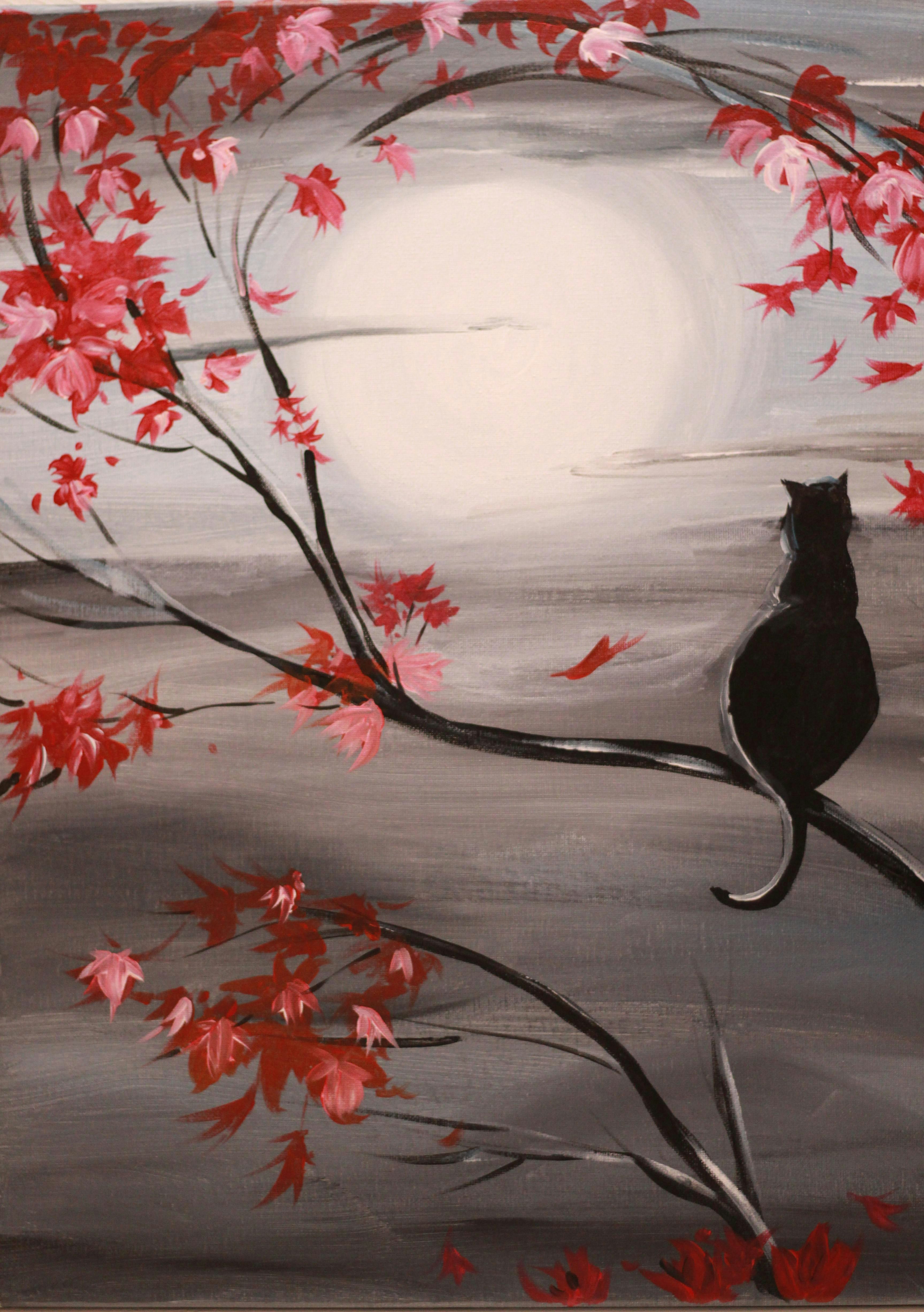 Paint n Chill Free Welcome Drink & 10% Off Food - Moonlight Dream