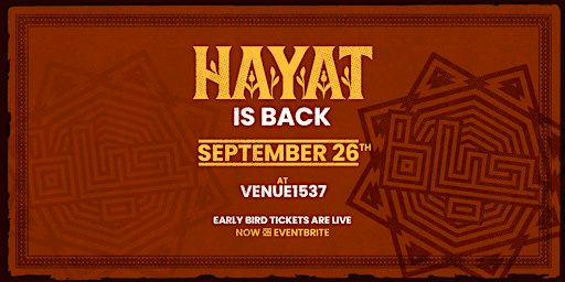 Hayat Pop Up Lounge