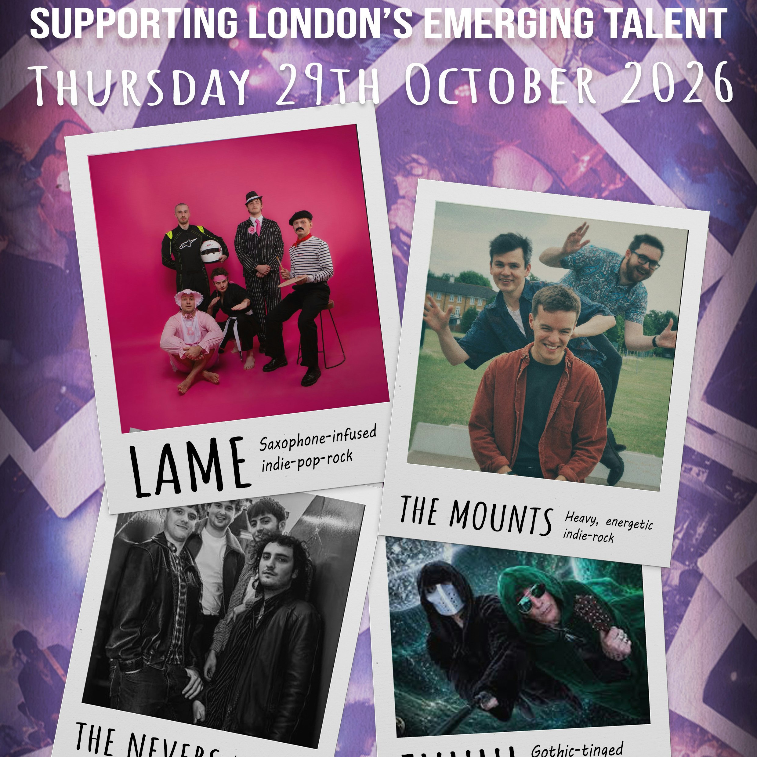 Lame + The Nevers + The Mounts + Zuuul
