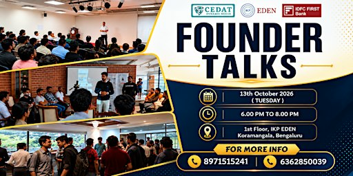Founder Talks by CEDAT