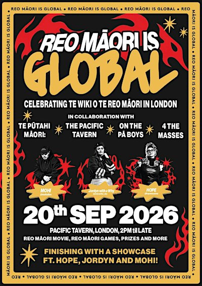 Reo Māori is Global