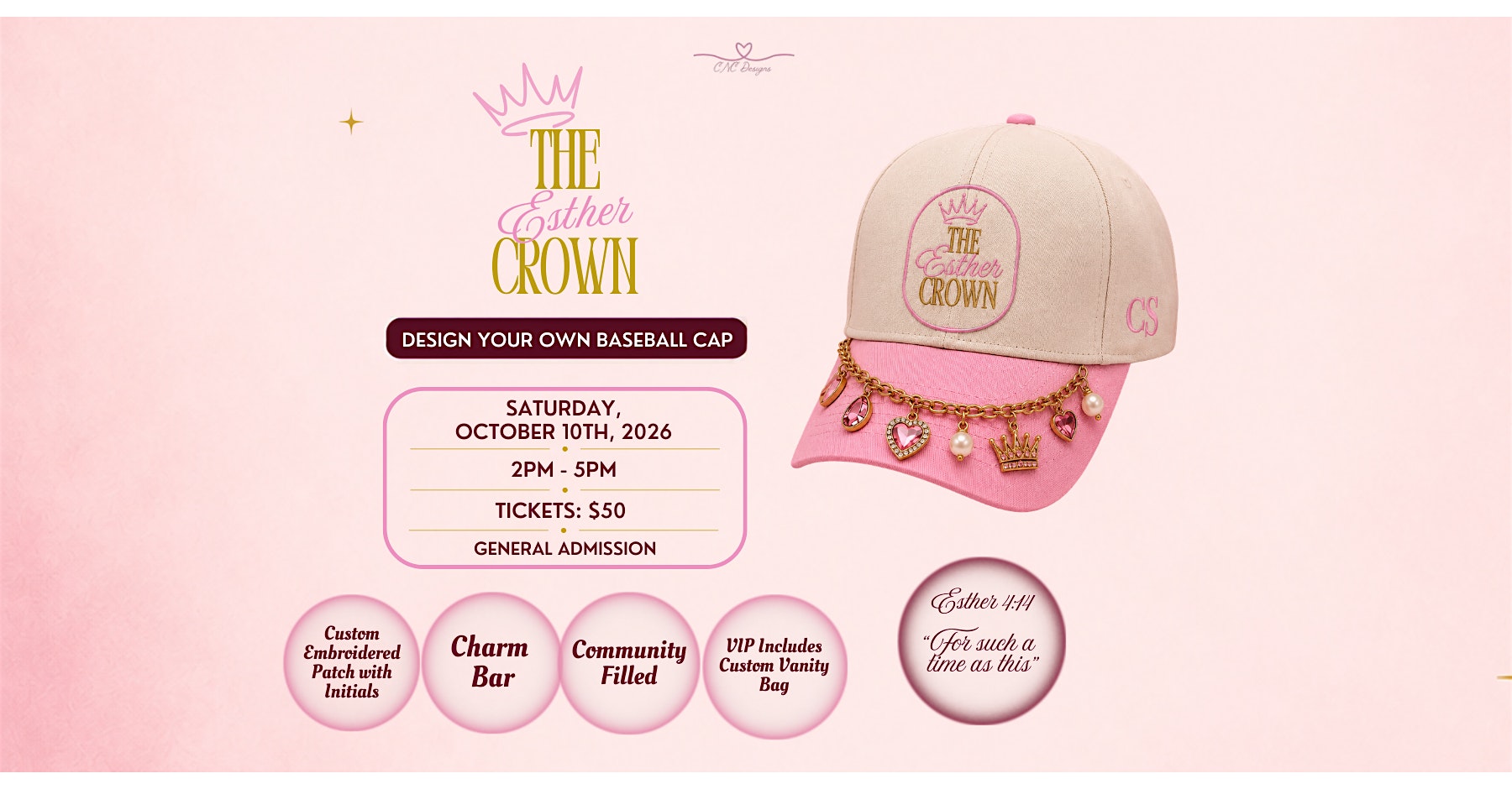 Metro Detroit: In Her Bag | The Esther Crown: Design Your Own Baseball Caps