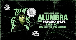 ALUMBRA SATURDAYS | 31.10.26 | HALLOWEEN 2026