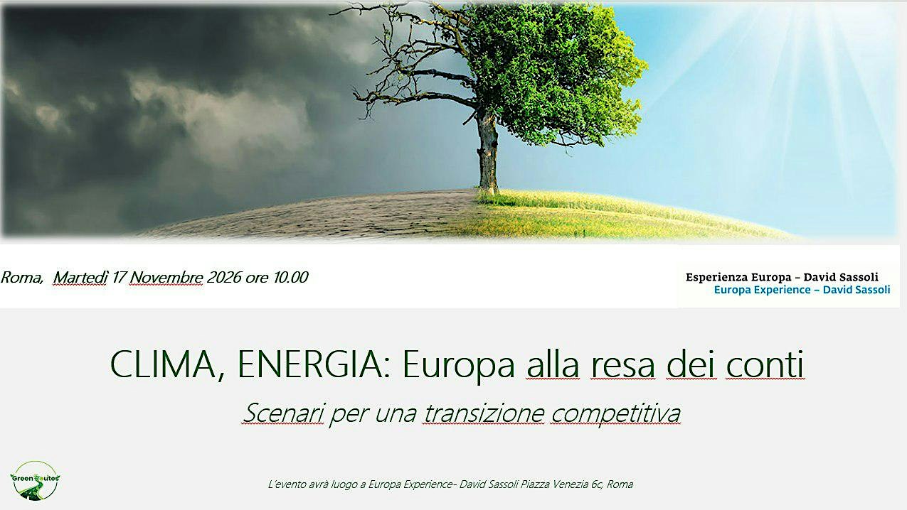 CLIMA, ENERGIA: Europa alla resa dei conti