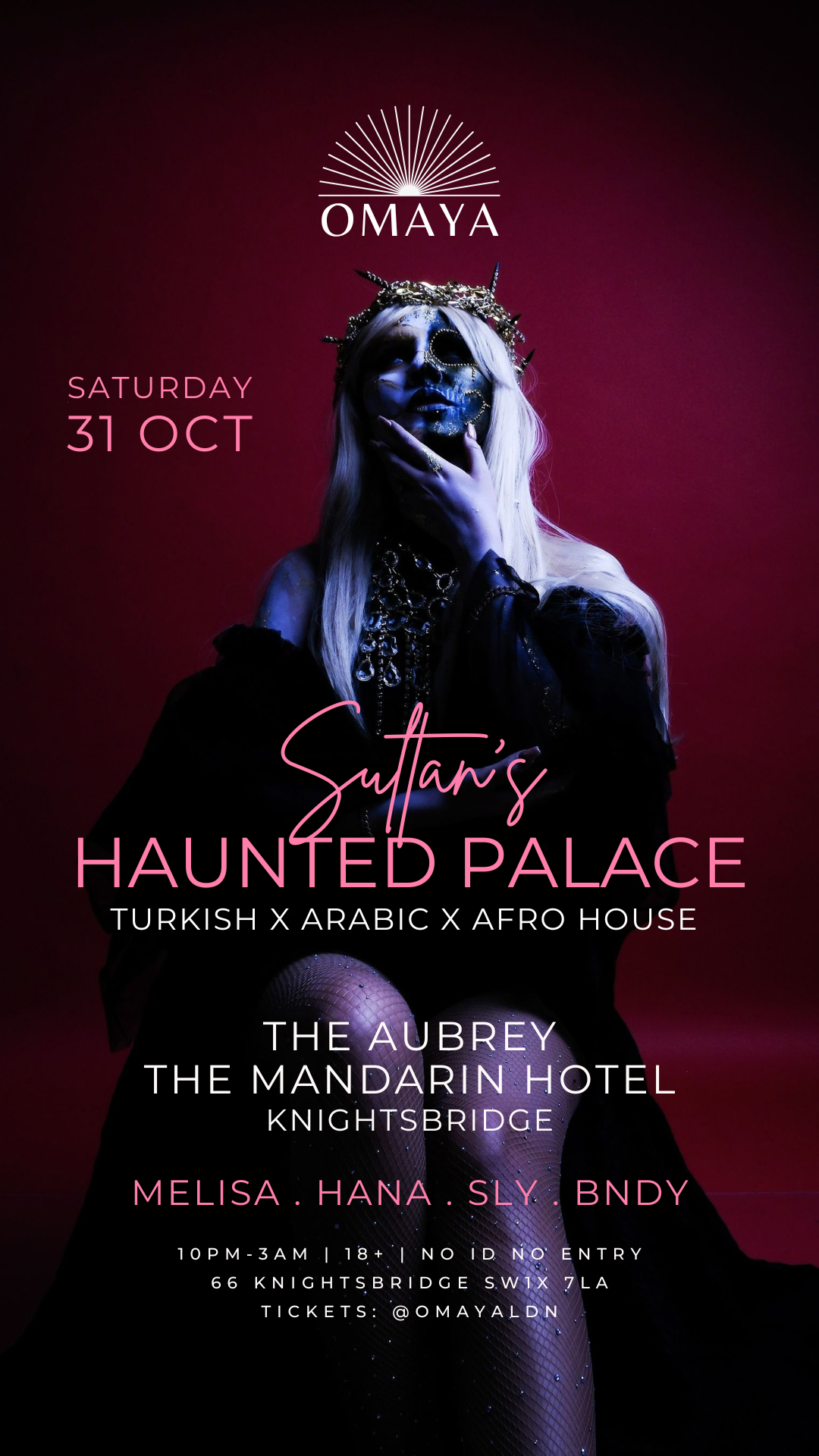 Sultan's Haunted Palace - Turkish Arabic & Afro House - Knightsbridge