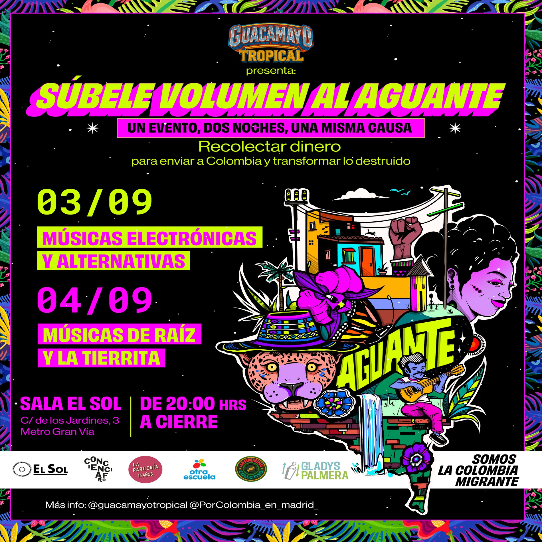 Subele Volumen al Aguante