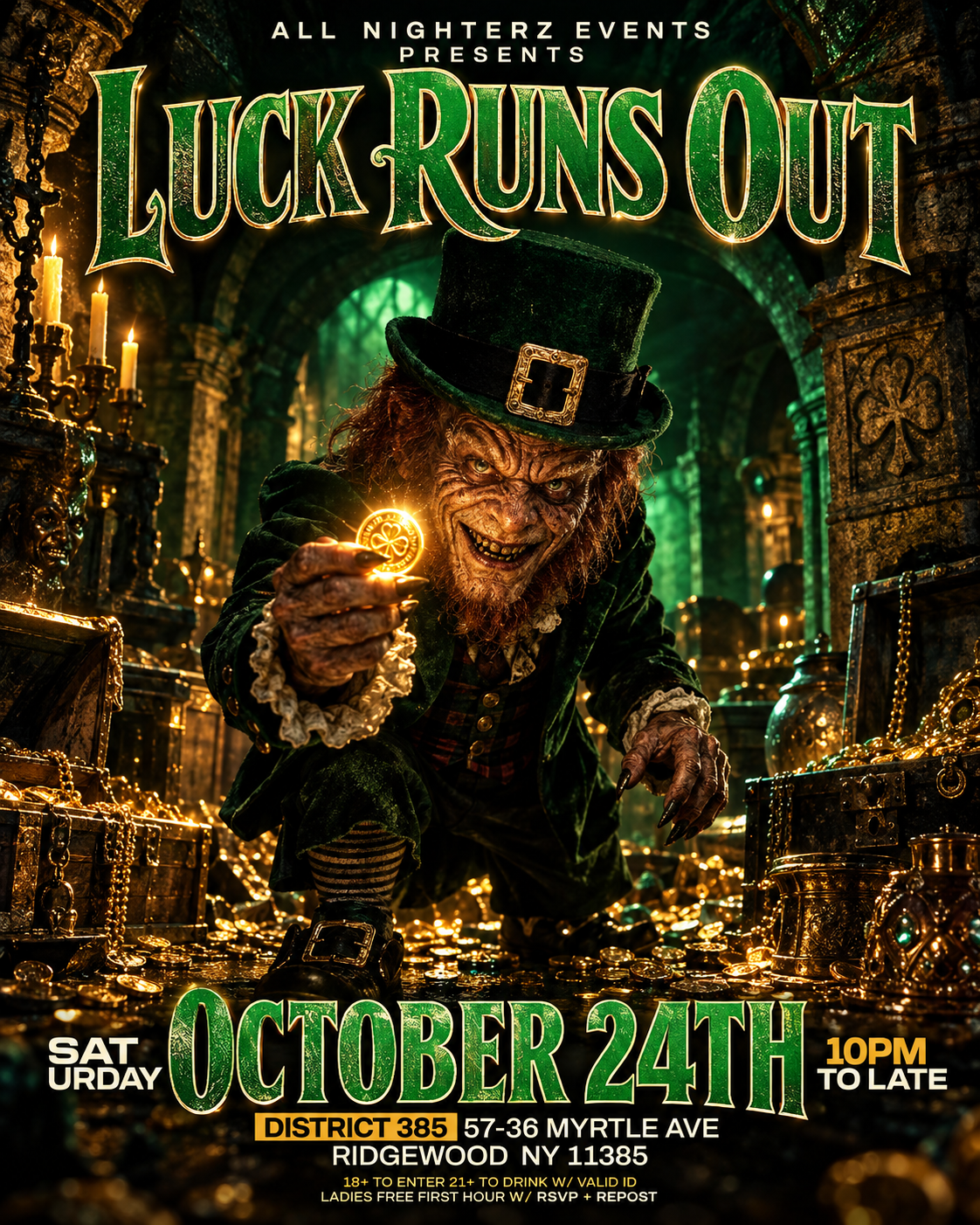 LUCK RUNS OUT (18+)