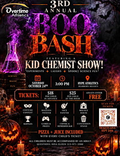 OVERTIME ATHLETICS 3RD ANNUAL BOO BASH!