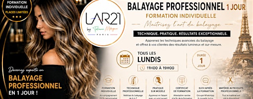 Formation Balayage Professionnel 1  Jour à Paris | LAR 21 Academy