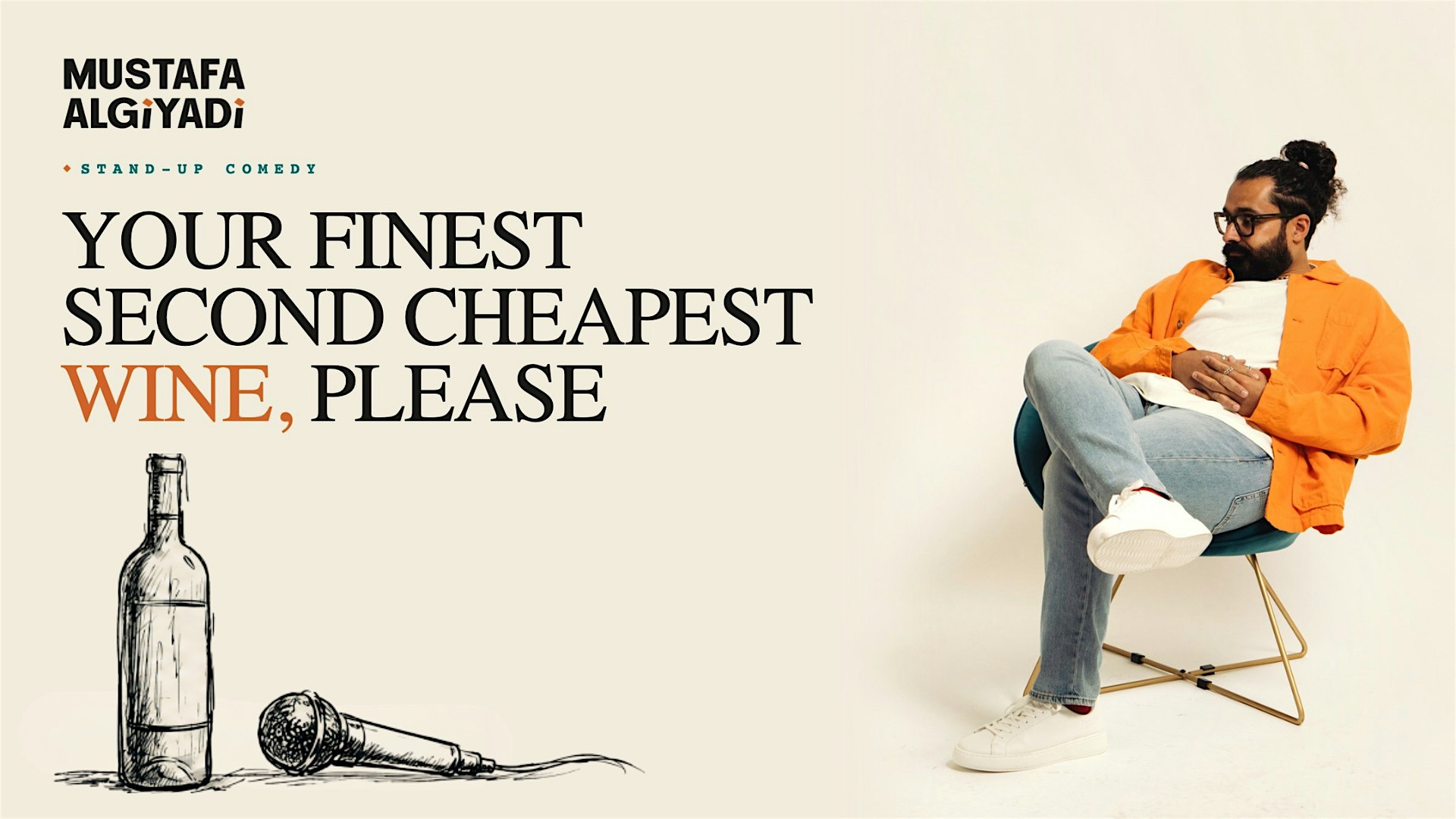 Your Finest Second Cheapest Wine Please • English Standup Comedy • Tallinn