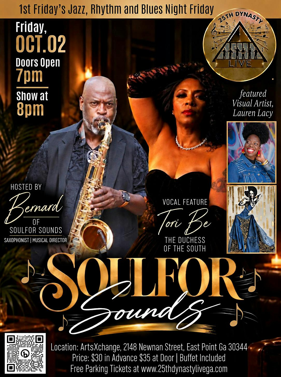 25th Dynasty LIVE 1st Friday's Jazz Rhythm And Blues Night