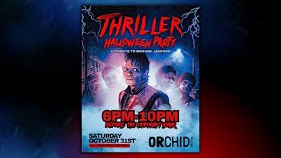 THRILLER - A Michael Jackson Halloween Party - 6-10PM