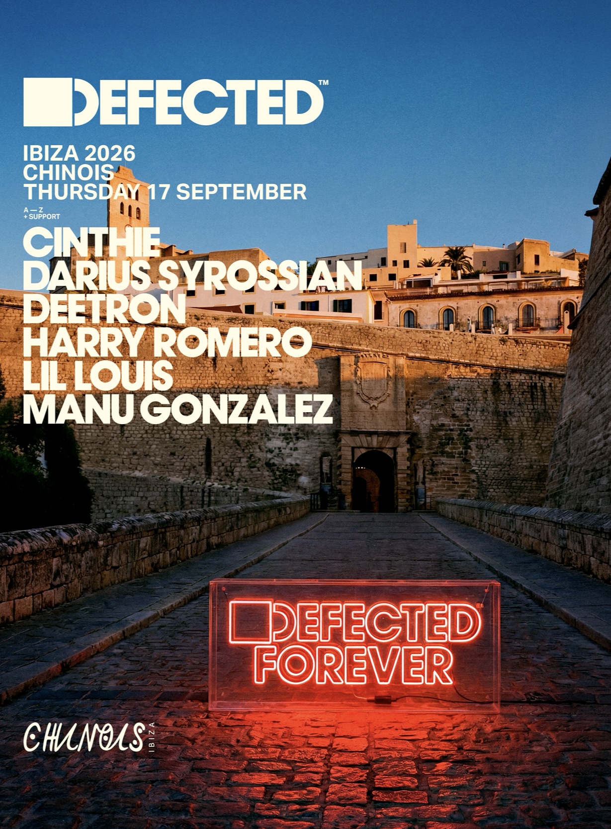 Defected: Darius Syrossian, Deetron, Harry Romero b2b Cinthie, Lil Louis, Manu Gonzalez
