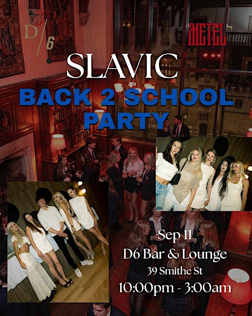 SLAVIC BACK TO SCHOOL PARTY