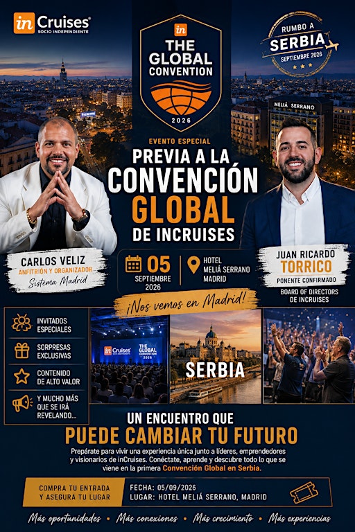 Previa TGC Serbia- Club de Vacaciones-  Hotel Meliá Serrano Madrid