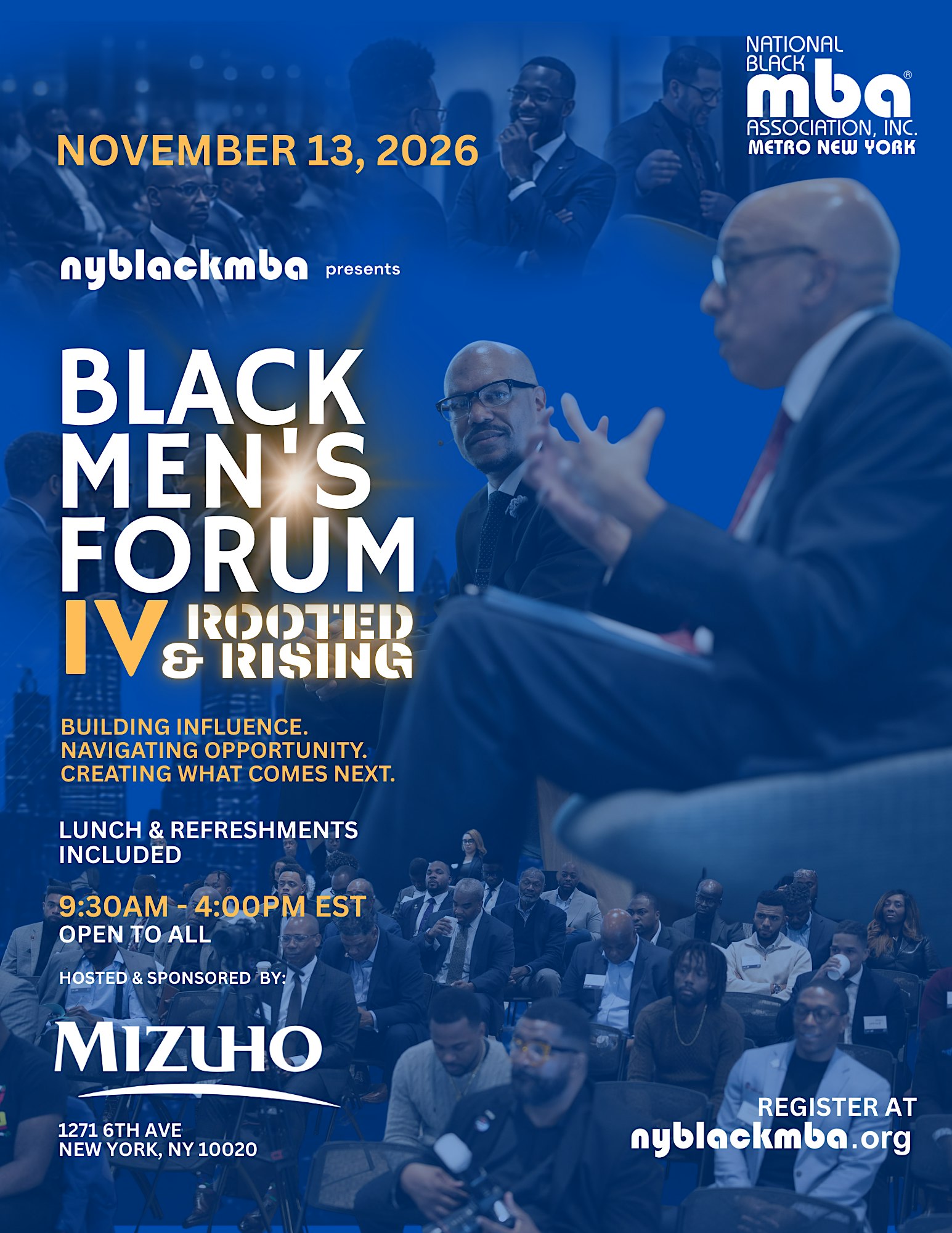 NYBLACKMBA's Black Men's Forum IV: Rooted & Rising