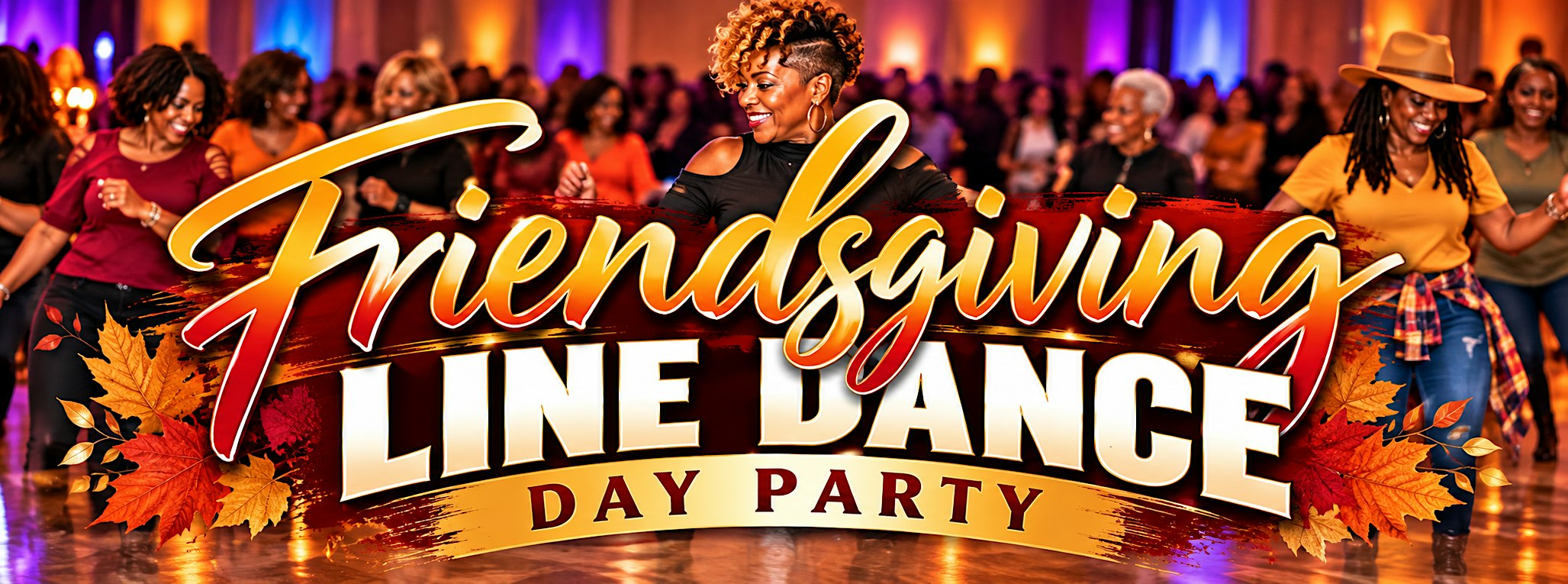 Friendsgiving Line Dance Day Party