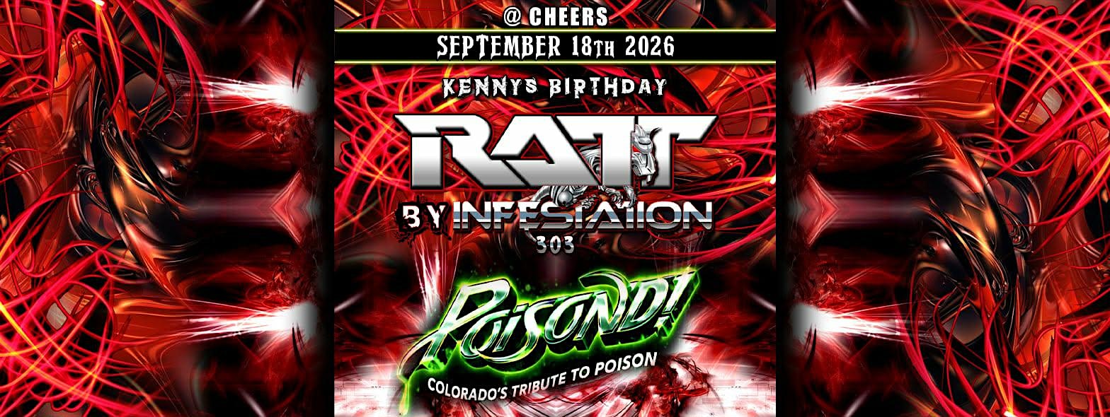 FREE SHOW FRIDAY Ratt / Poison / Tribute Night @ Cheers