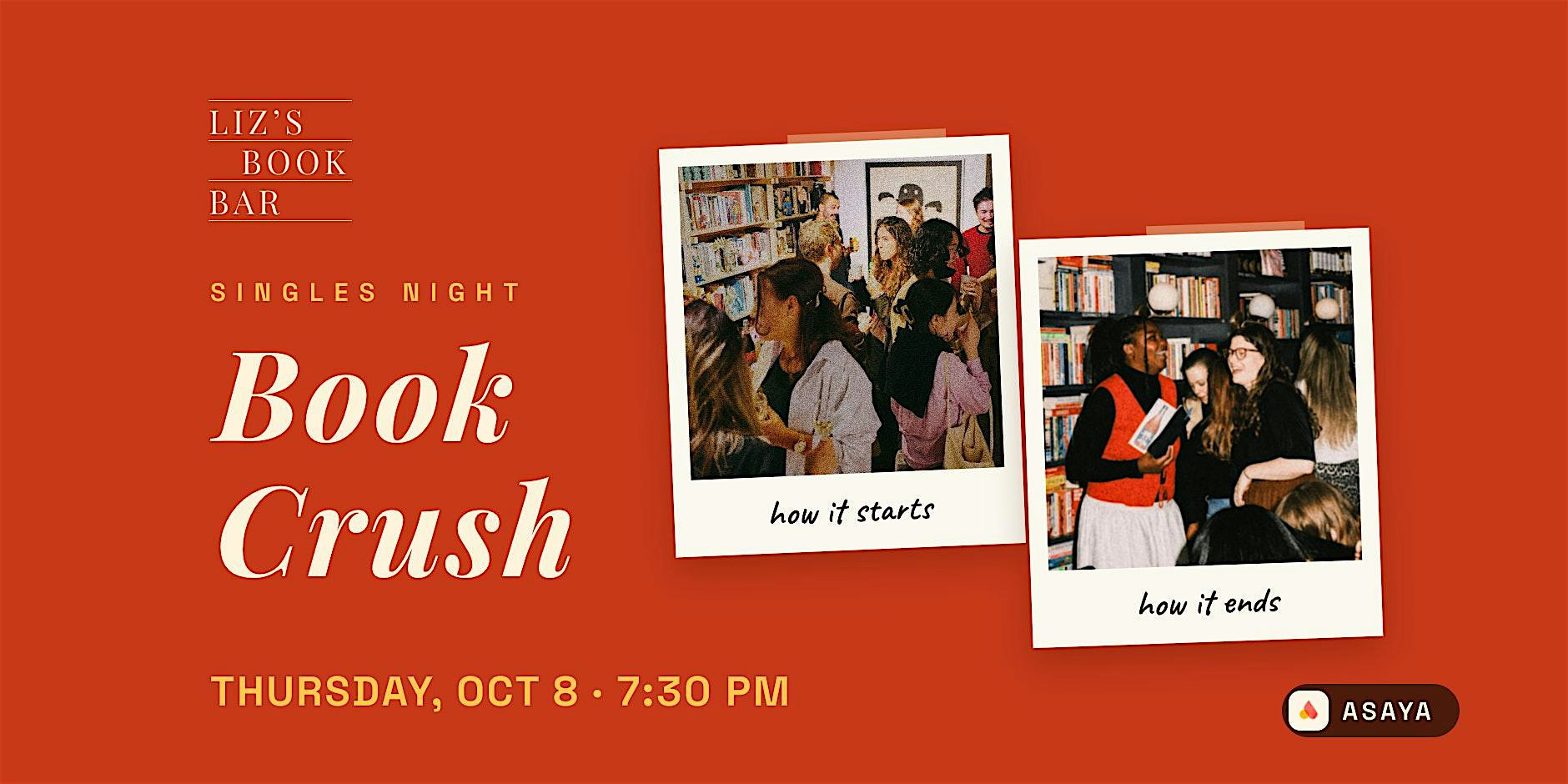 Book Crush: Singles Social at Liz's Book Bar