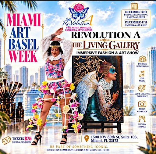 MIAMI ART BASEL WEEK- THE LIVING GALLERY