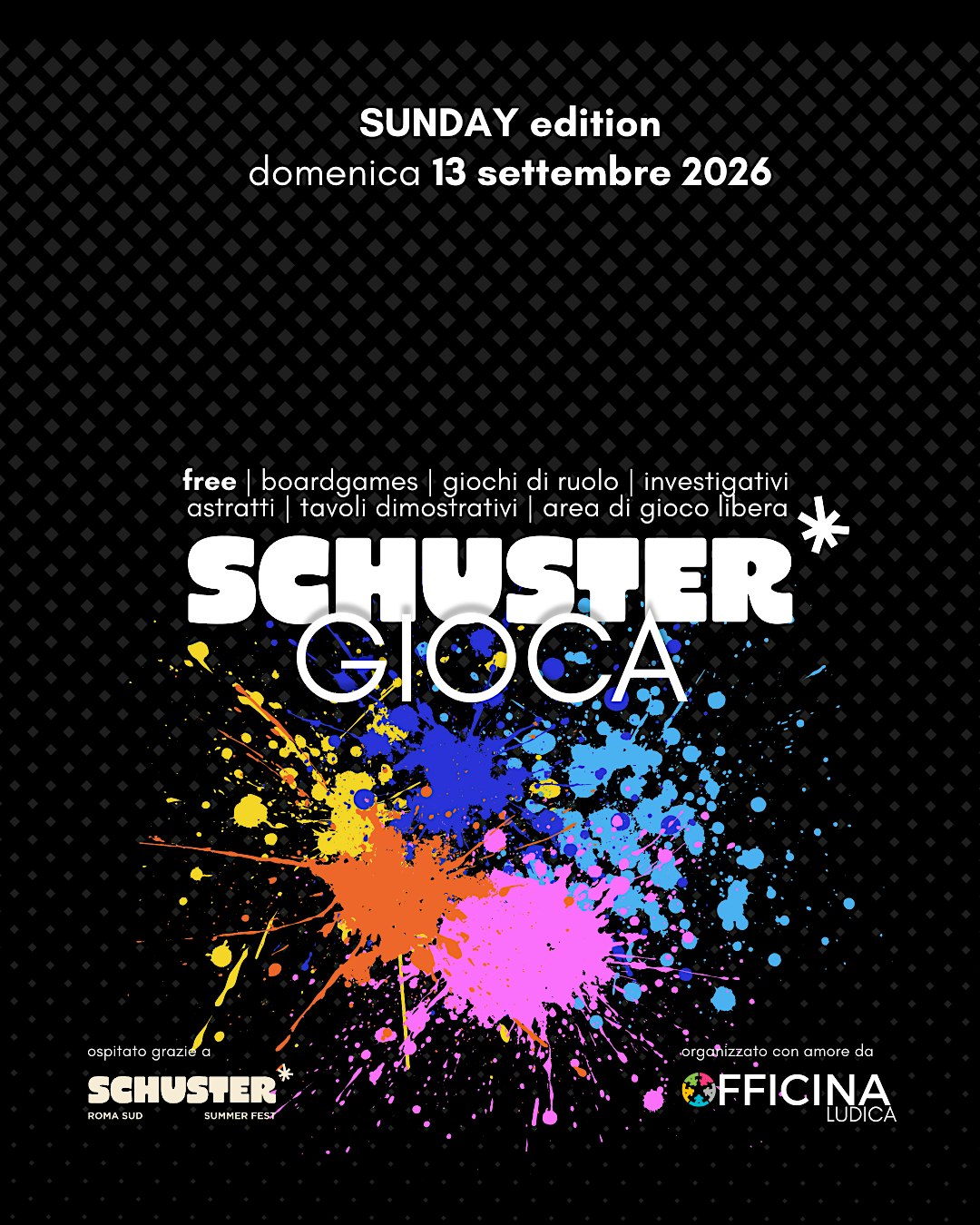 Schuster GIOCA . Sunday edition . 13.09.26