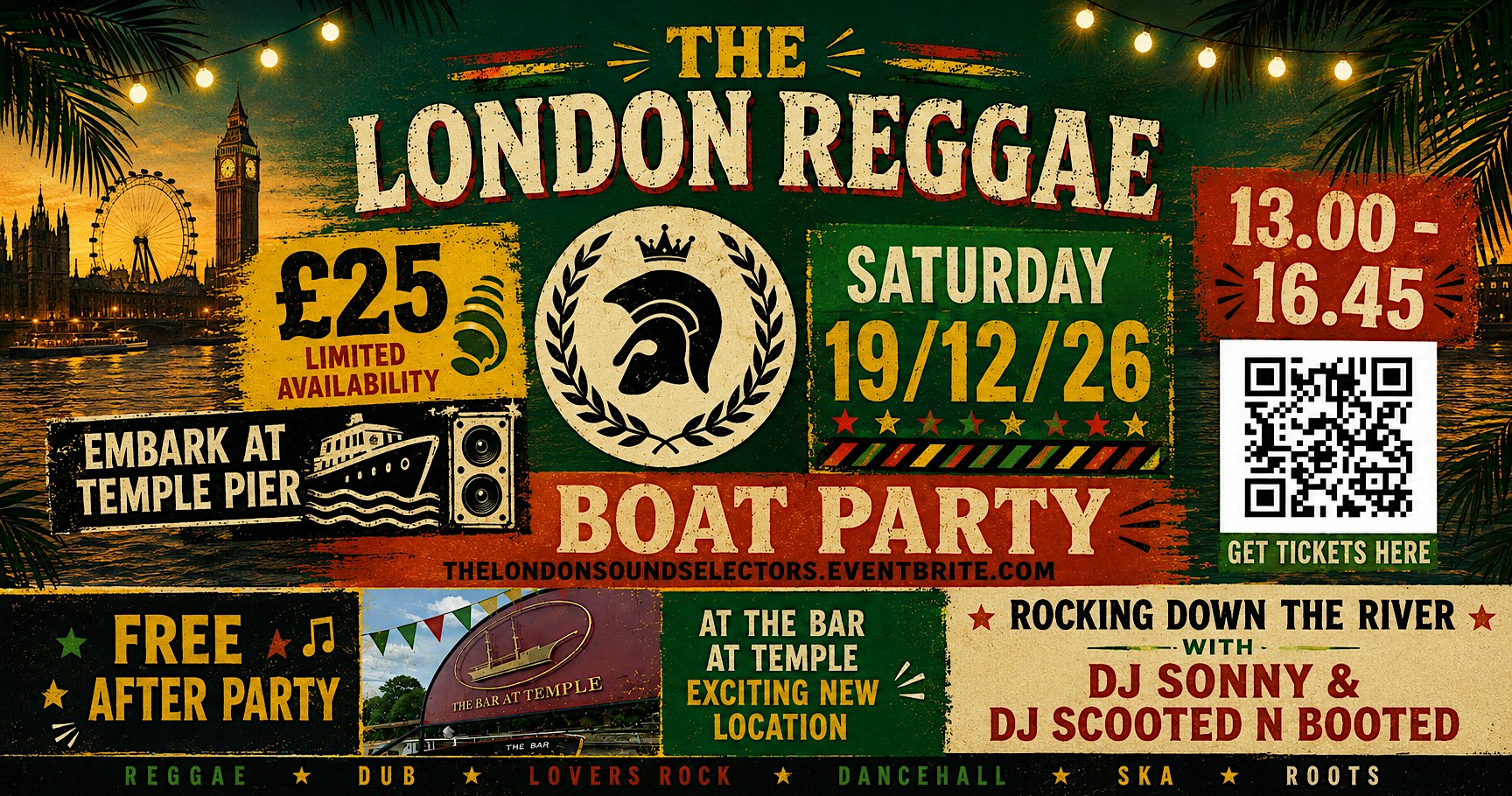 THE LONDON REGGAE BOAT PARTY