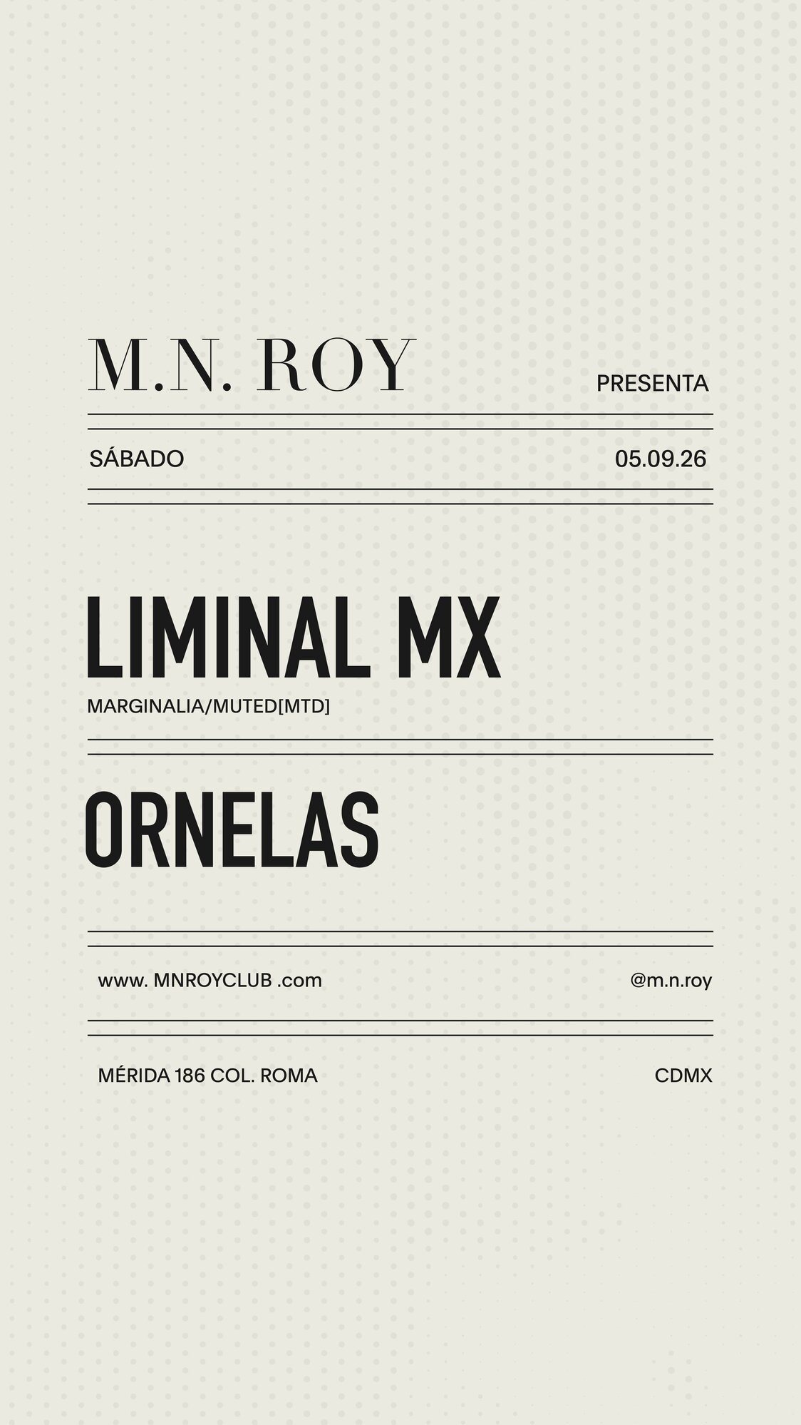 Liminal MX + ORNELAS