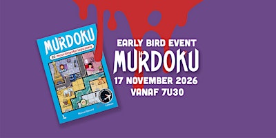 Early bird event Murdoku bij Standaard Boekhandel Gent