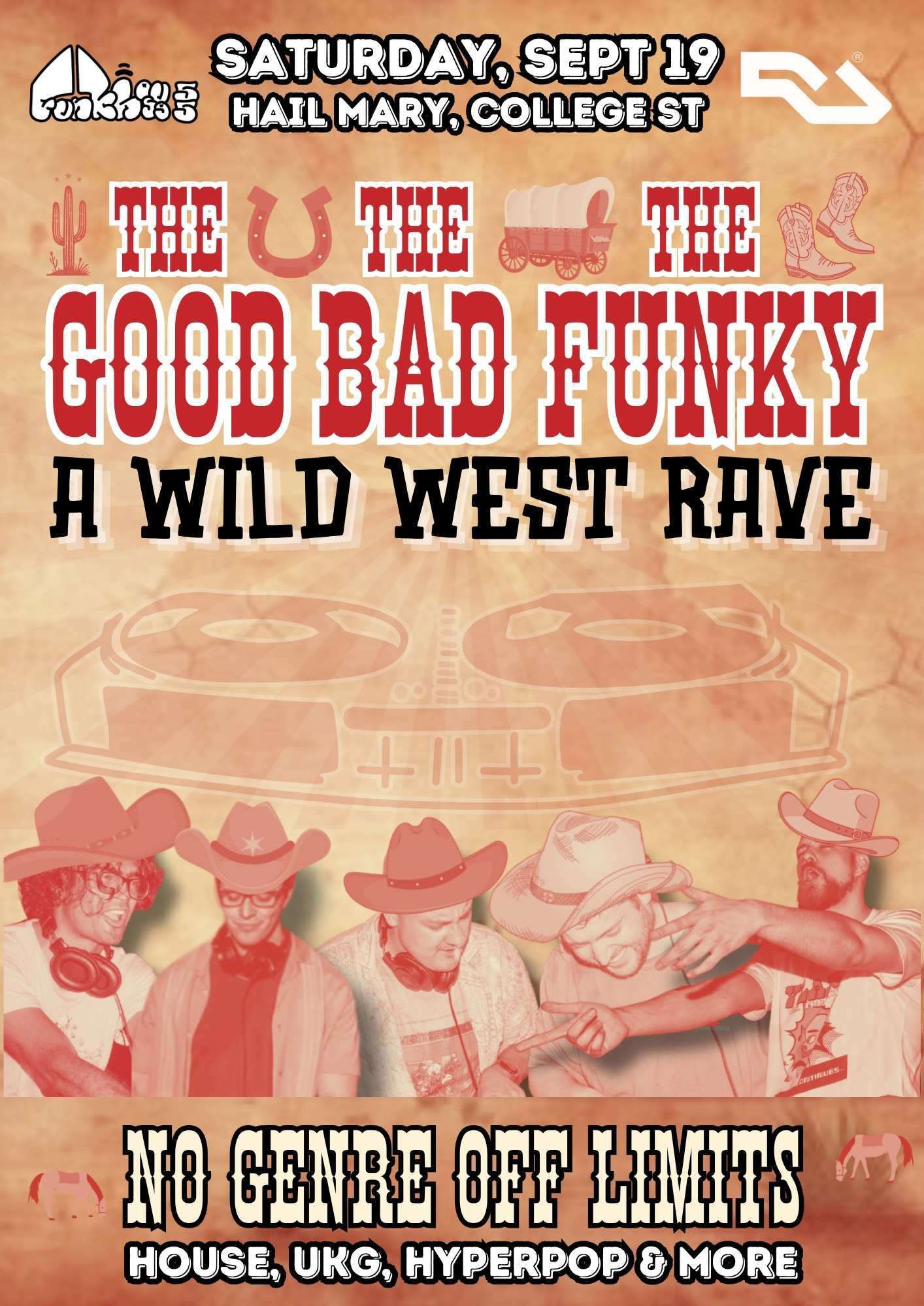 THEGOOD/THEBAD/THEFUNKY: A Wild West Rave [$10 Tix]