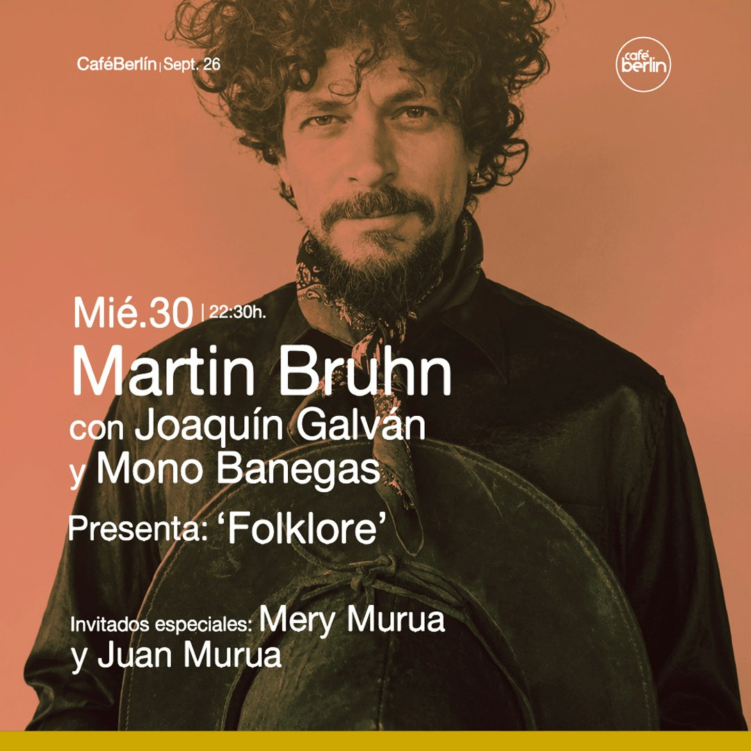 Martin Bruhn presenta “Folklore” con Mery Murua