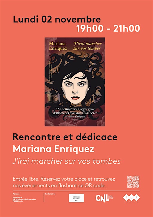 Rencontre et dédicace avec Mariana Enriquez