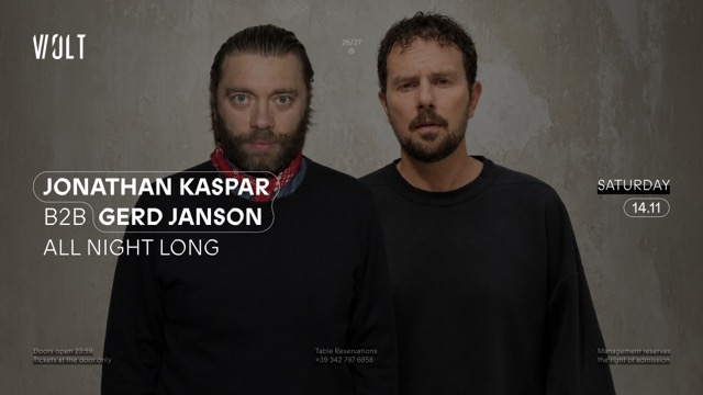 Gerd Janson B2B Jonathan Kaspar — ALL NIGHT LONG