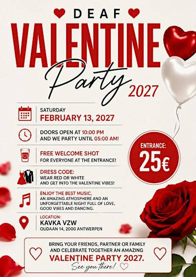 Deaf Valentine Party