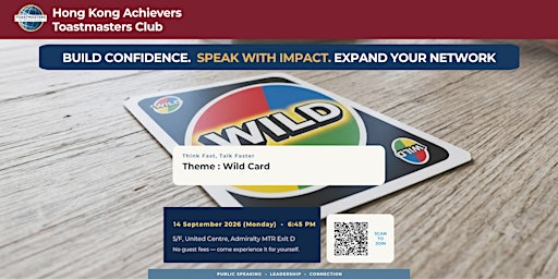 HK Achievers Toastmasters Public Speaking Club Weekly Meeting