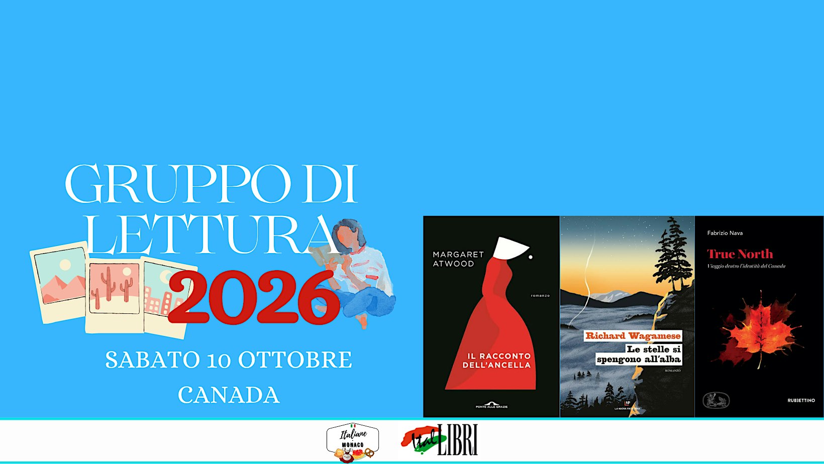 GRUPPO DI LETTURA 2026: CANADA!!!