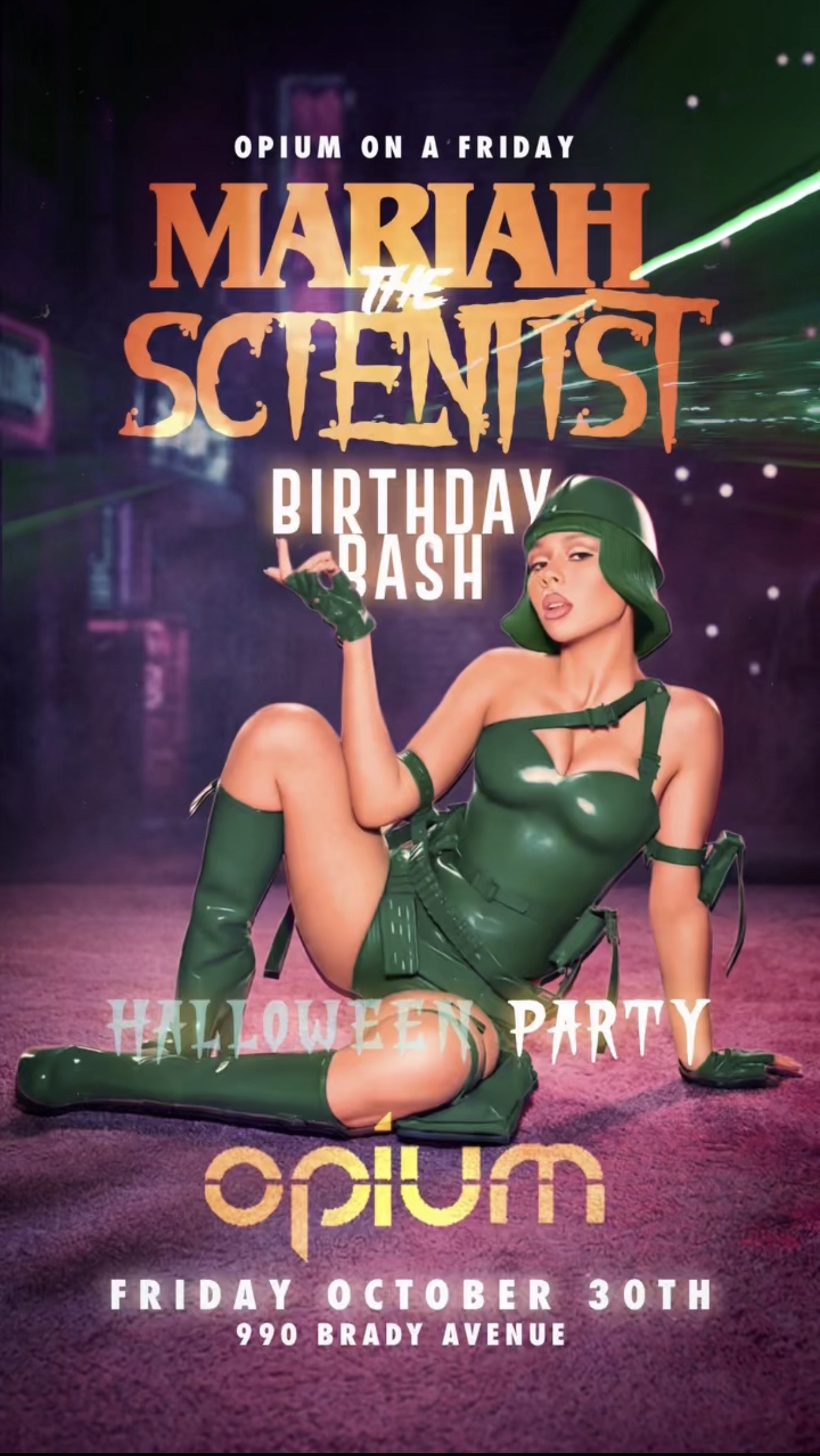 Mariah The Scientist B Day/Halloween
