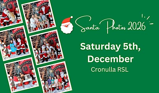 2026 SANTA PHOTOS - CRONULLA RSL (December 5th)