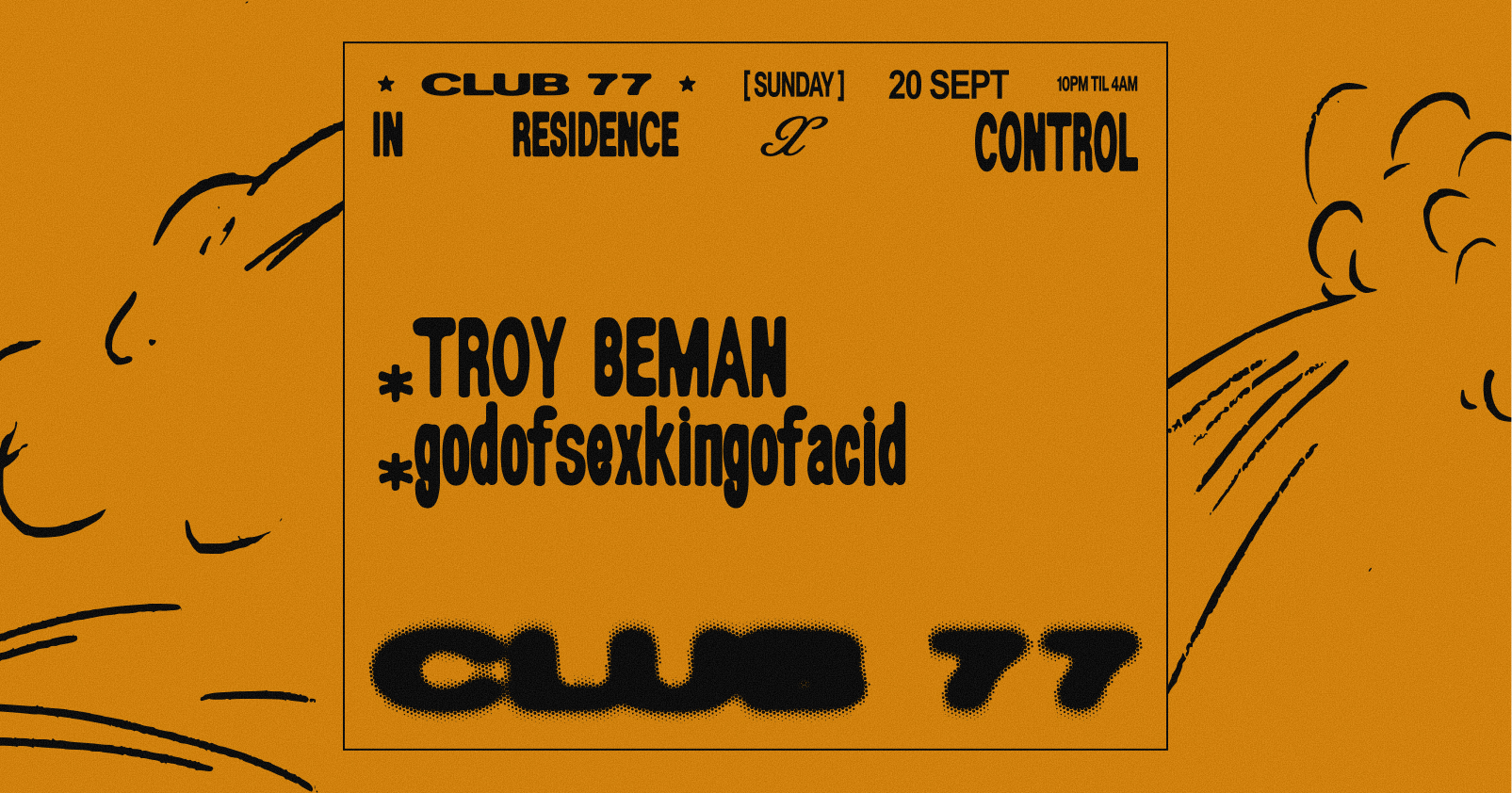 77 x Control: TROY BEMAN, godofsexkingofacid