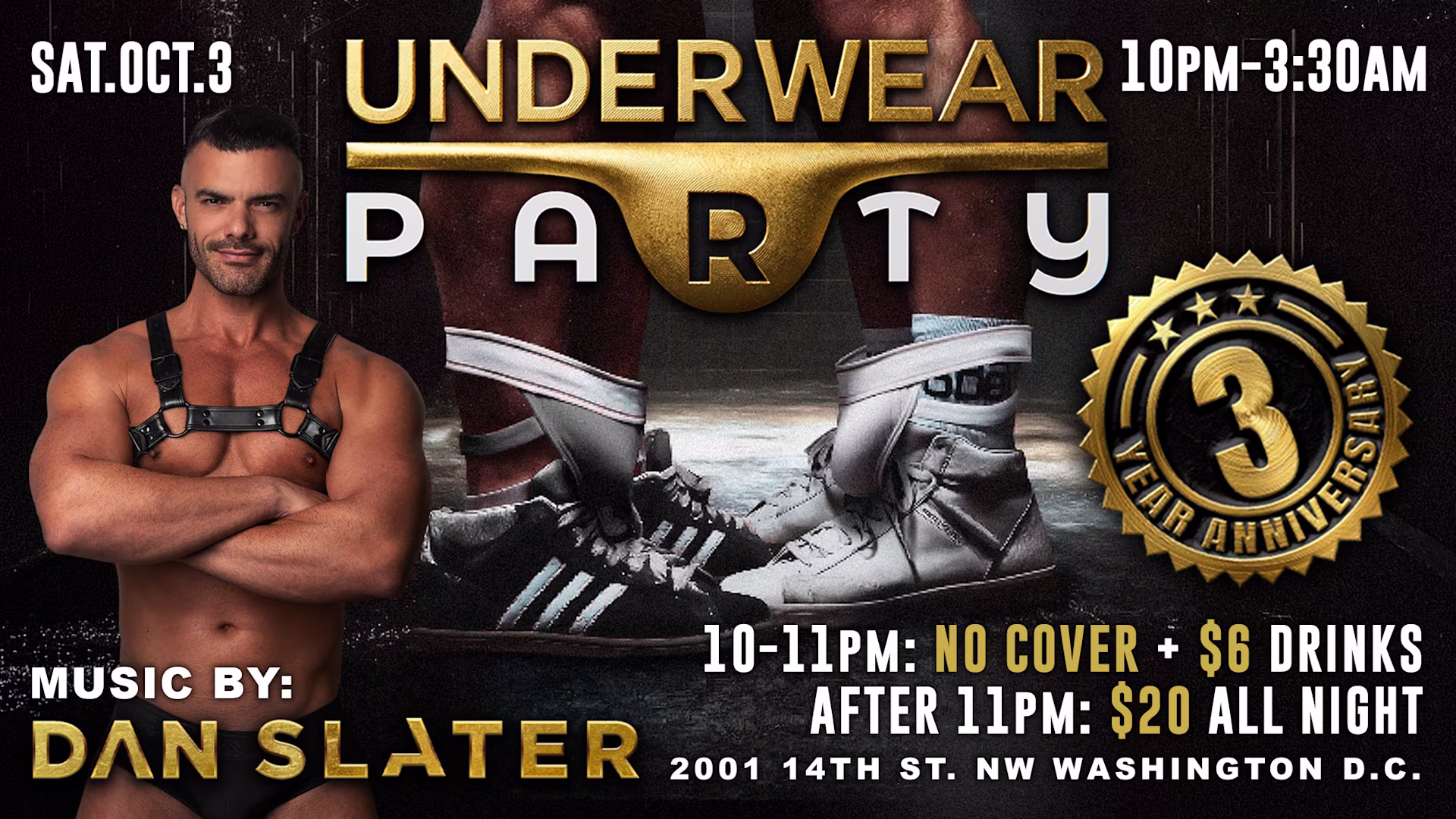 Underwear Party 3 Year Anniversary With Dan Slater (Dallas)