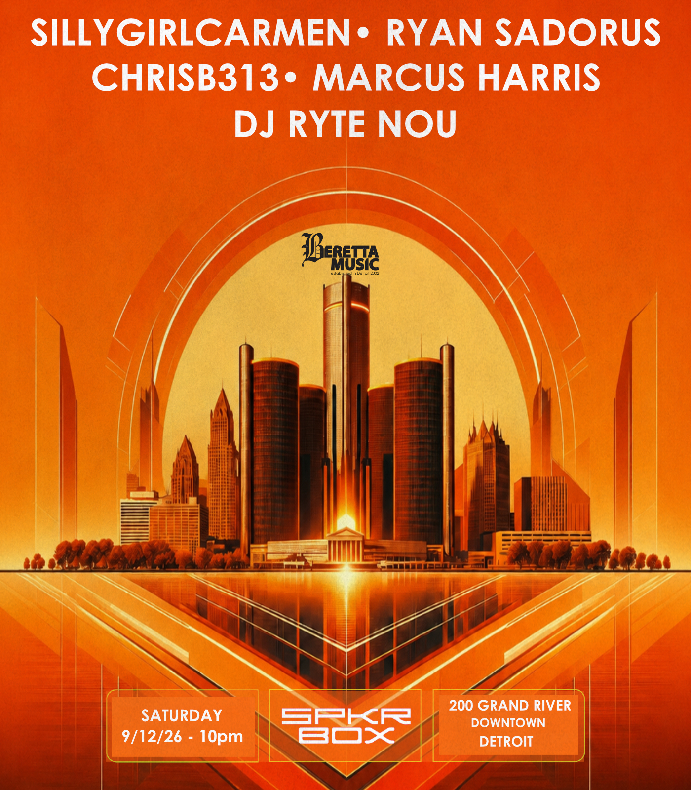 BerettaMusic & Friends - sillygirlcarmen, Ryan Sadorus, CHRISB313, Dj Ryte Nou, MARCUS HARRIS
