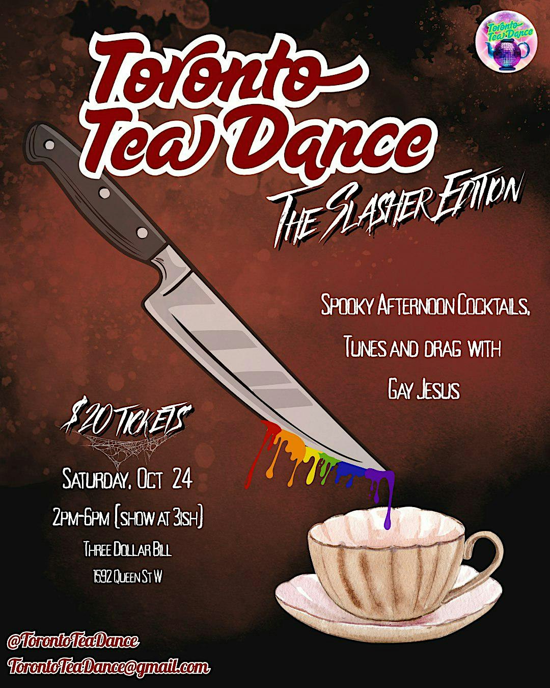 Toronto Tea Dance: The Slasher Edition