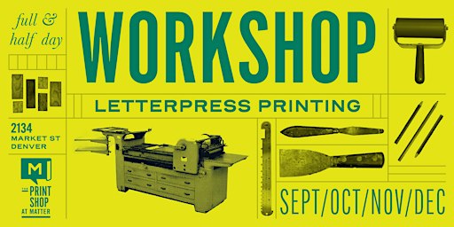 2026 Letterpress Workshops