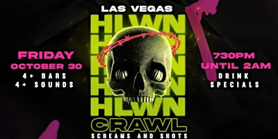 Las Vegas's Haunted Hop 2026: Halloween Bar Crawl (Friday, Oct 30)